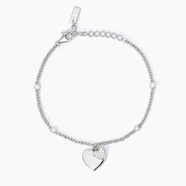 Mabina | Bracciale con ciondolo cuore SOLO TUO | 533637