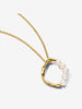 PANDORA ESSENCE | Collana Cerchio Linea Sinuosa con Perle d'Acqua Dolce Coltivate Placcatura in Oro 14k | 363254C01-60