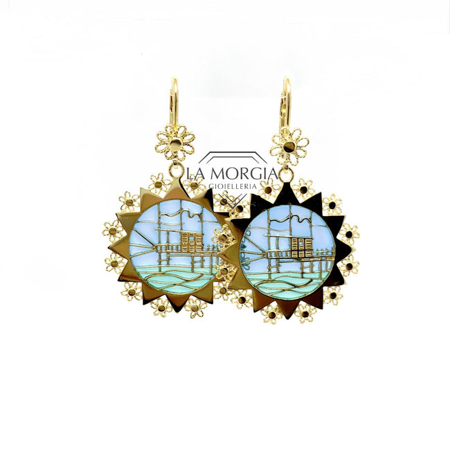 PRESENTOSA | Orecchini Argento Dorato 925‰ diam. 2,8 cm | OR PMF02GS1