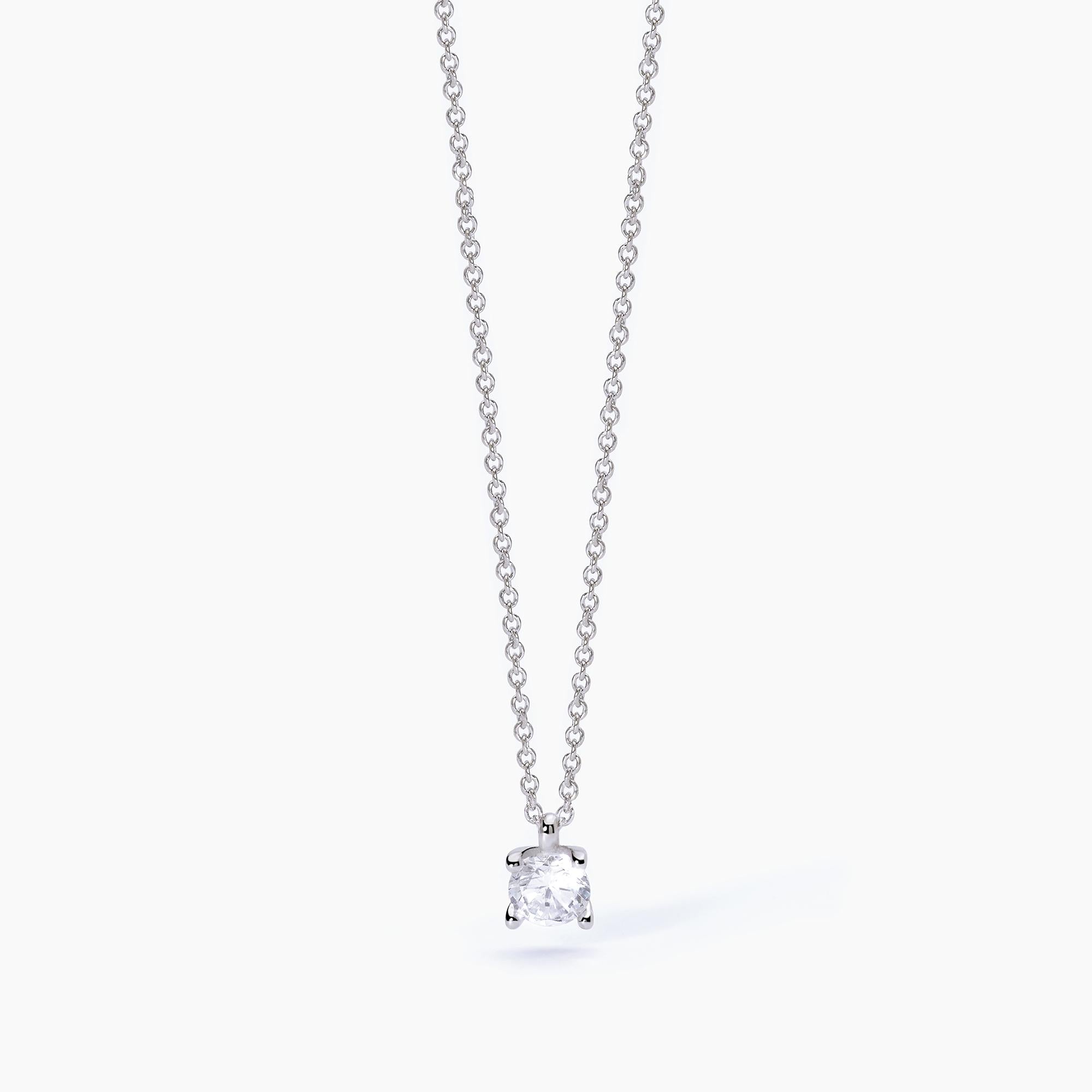 Mabina | Girocollo in argento con punto luce SHINY | 553549