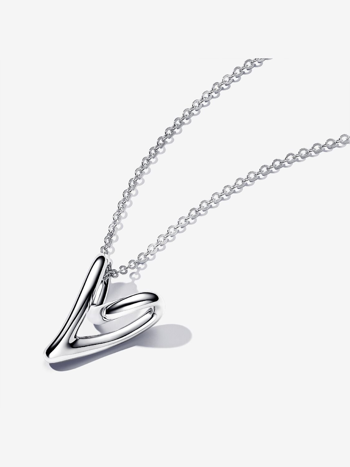 PANDORA ESSENCE | Collana Cuore Linea Sinuosa Argento Sterling 925 | 393272C00-70