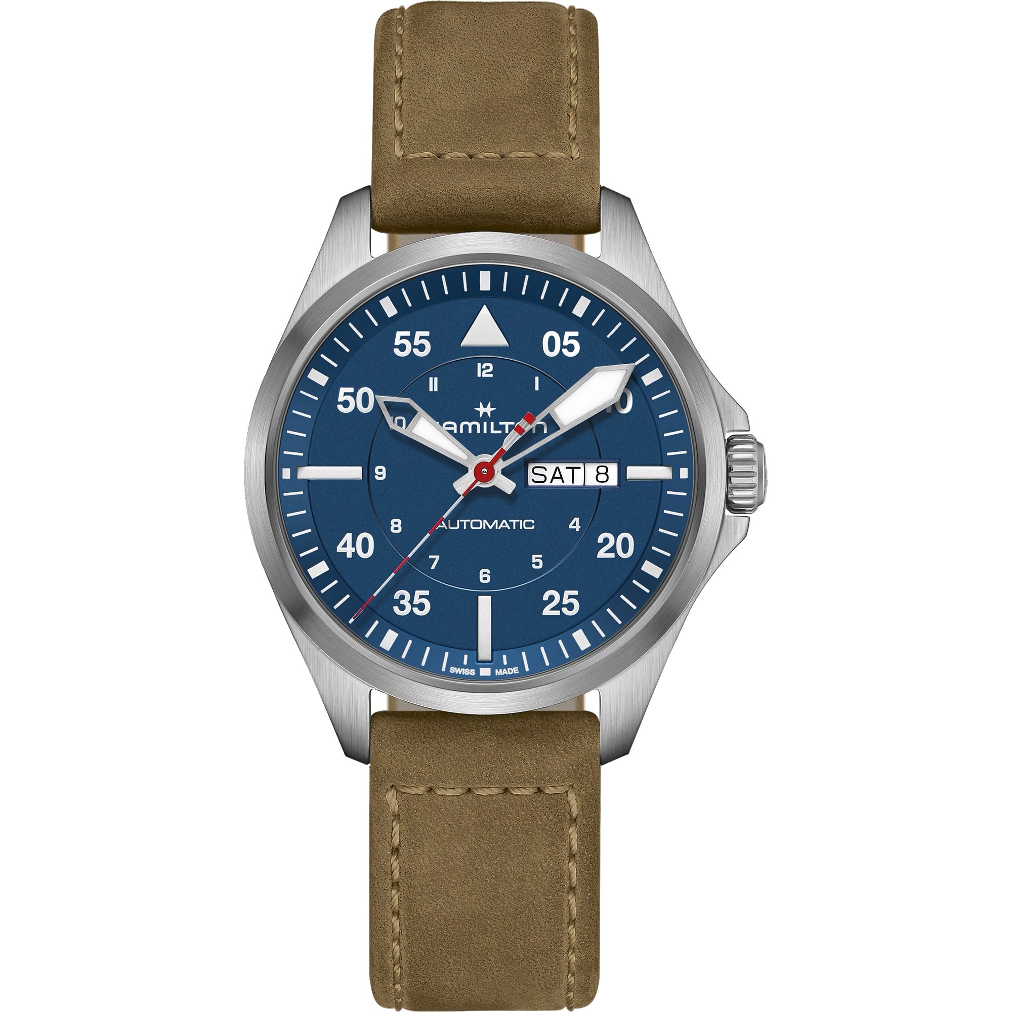HAMILTON | KHAKI AVIATION PILOT DAY DATE AUTO - AIR-GLACIERS EDITION | H64655941