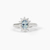 Mabina | Anello in argento con acquamarina sintetica ovale COOL OR RÉTRO? | 523358