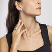 Mabina | Anello in argento con zaffiro sintetico ovaleCOOL OR RÉTRO? | 523360