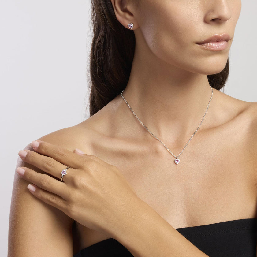 Mabina | Anello in argento con tormalina sintetica LOVE AFFAIR | 523383