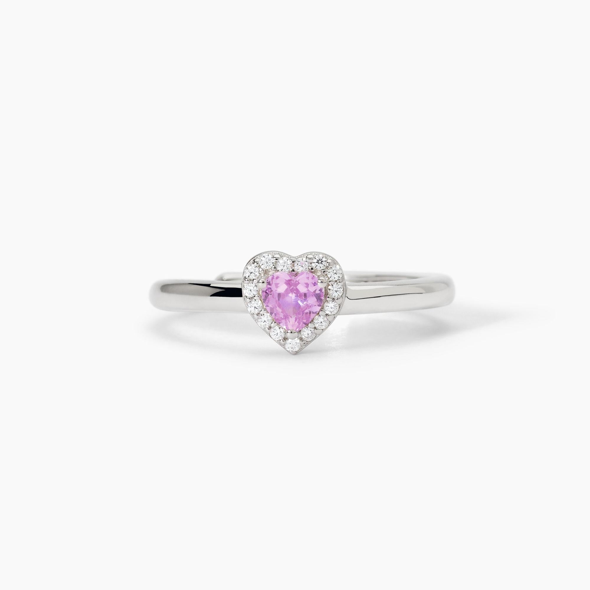 Mabina | Anello in argento con tormalina sintetica LOVE AFFAIR | 523383