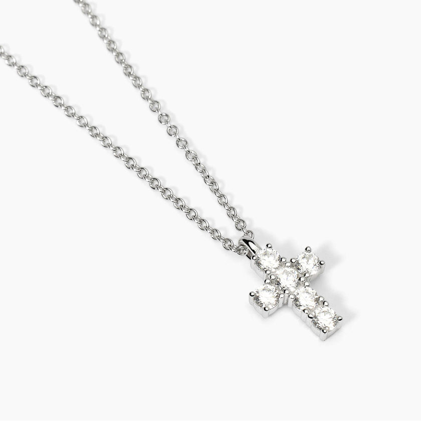 Mabina | Girocollo in argento con ciondolo croce e zirconi CROCE DEL SUD | 553658