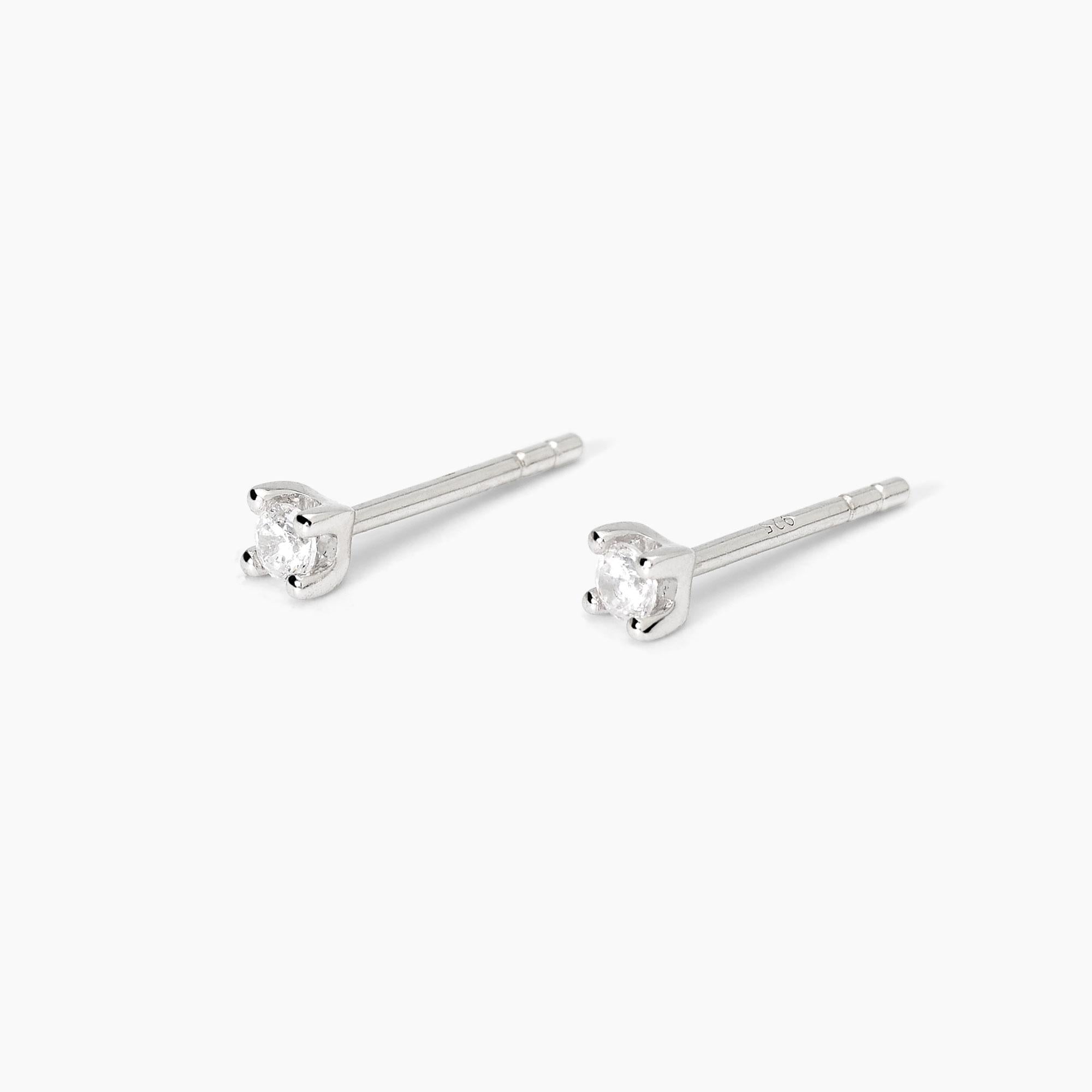 Mabina | Orecchini in argento con punto luce SHINY | 563712