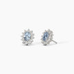 Mabina | Orecchini in argento con acquamarina sintetica COOL OR RÉTRO? | 563714