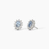 Mabina | Orecchini in argento con acquamarina sintetica COOL OR RÉTRO? | 563714