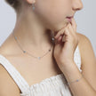 Mabina Junior | Bracciale in argento con quadrifogli CERCAMI | 533775