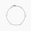 Mabina Junior | Bracciale in argento con quadrifogli CERCAMI | 533775