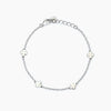 Mabina Junior | Bracciale in argento con quadrifogli CERCAMI | 533775
