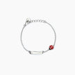 Mabina Baby | Bracciale personalizzabile in argento con coccinella LADYBUG | 533785