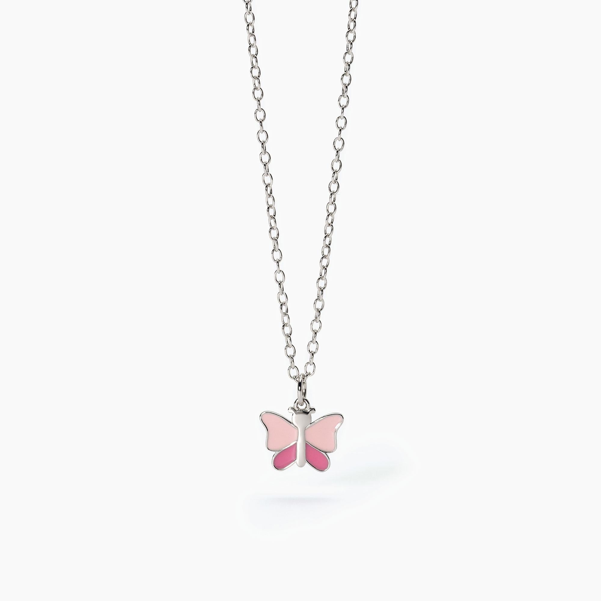 Mabina Junior | Girocollo in argento con farfalla BUTTERFLY | 553629