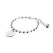 UNOAERRE | Bracciale argentato con cuore e sfere | 1315