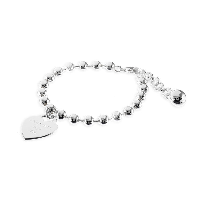 UNOAERRE | Bracciale argentato con cuore e sfere | 1315
