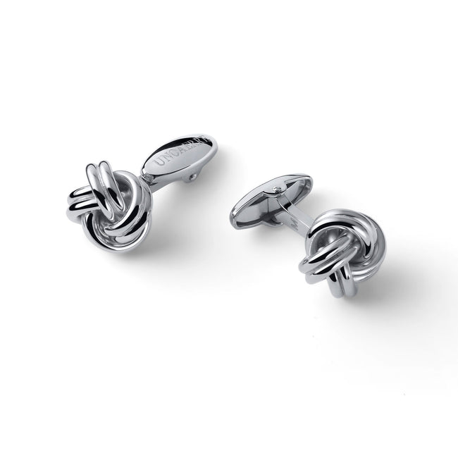 UNOAERRE | Gemelli nodo in argento | 5455