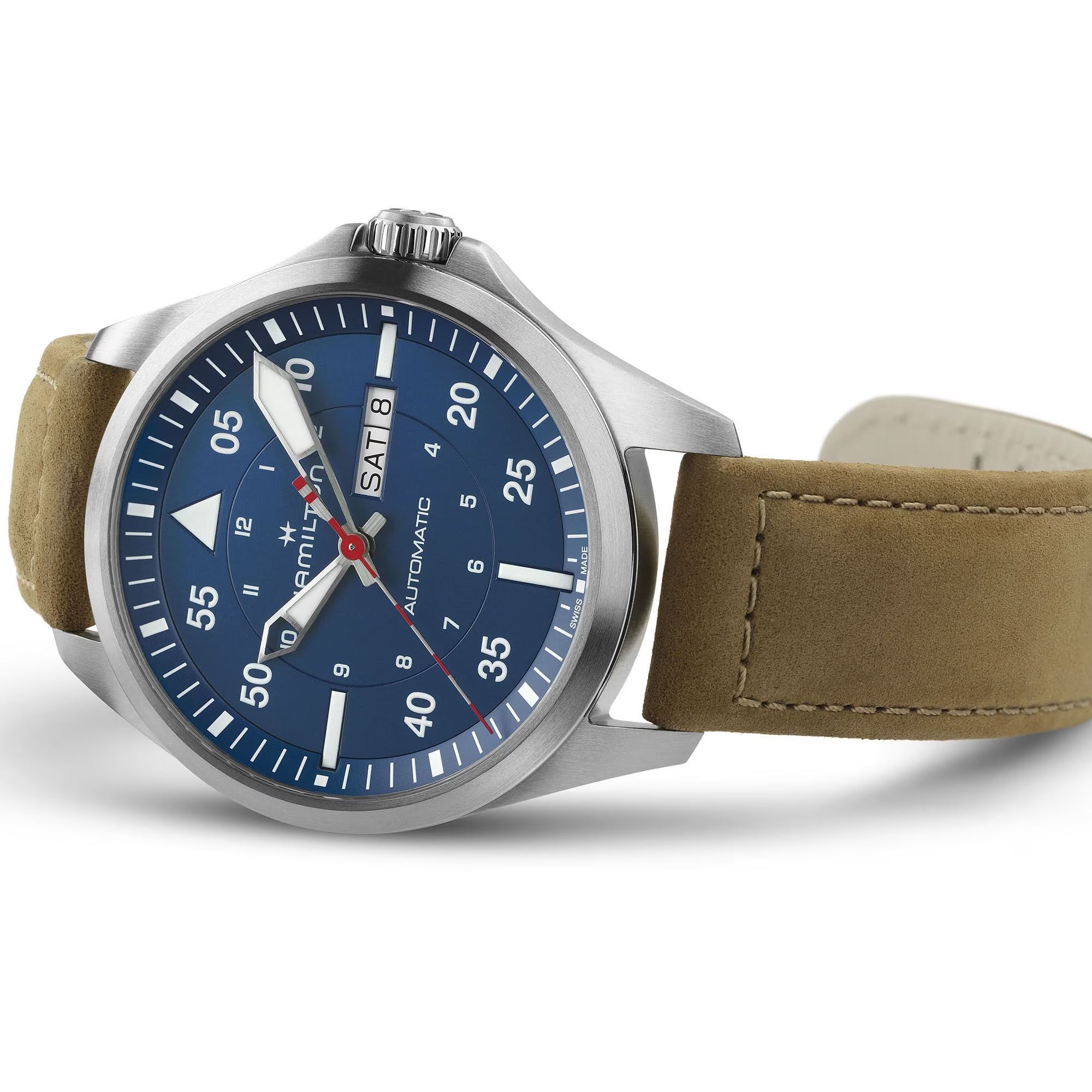 HAMILTON | KHAKI AVIATION PILOT DAY DATE AUTO - AIR-GLACIERS EDITION | H64655941