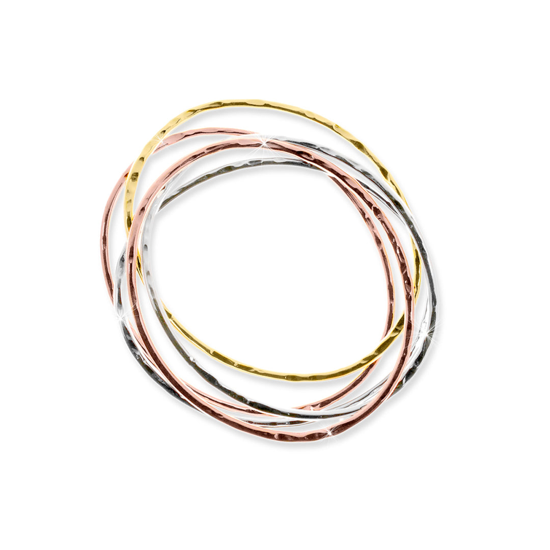 UNOAERRE | Bracciale in bronzo tre colori | 0381