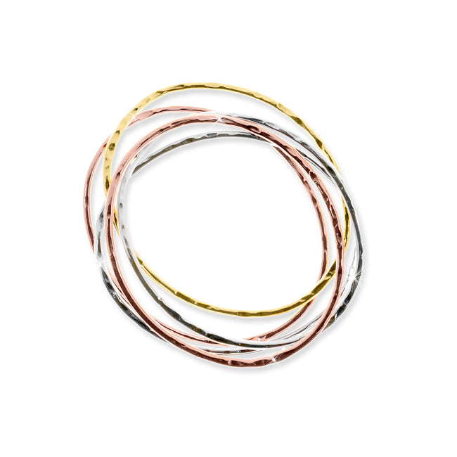 UNOAERRE | Bracciale in bronzo tre colori | 0381