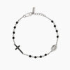 Mabina | Bracciale uomo in argento con croce e Madonnina Mystical | 533832