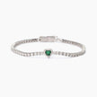 Mabina | Bracciale tennis donna con smeraldo Love Affair | 533837