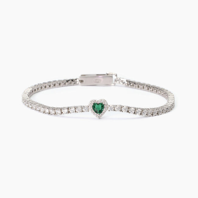 Mabina | Bracciale tennis donna con smeraldo Love Affair | 533837