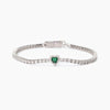 Mabina | Bracciale tennis donna con smeraldo Love Affair | 533837