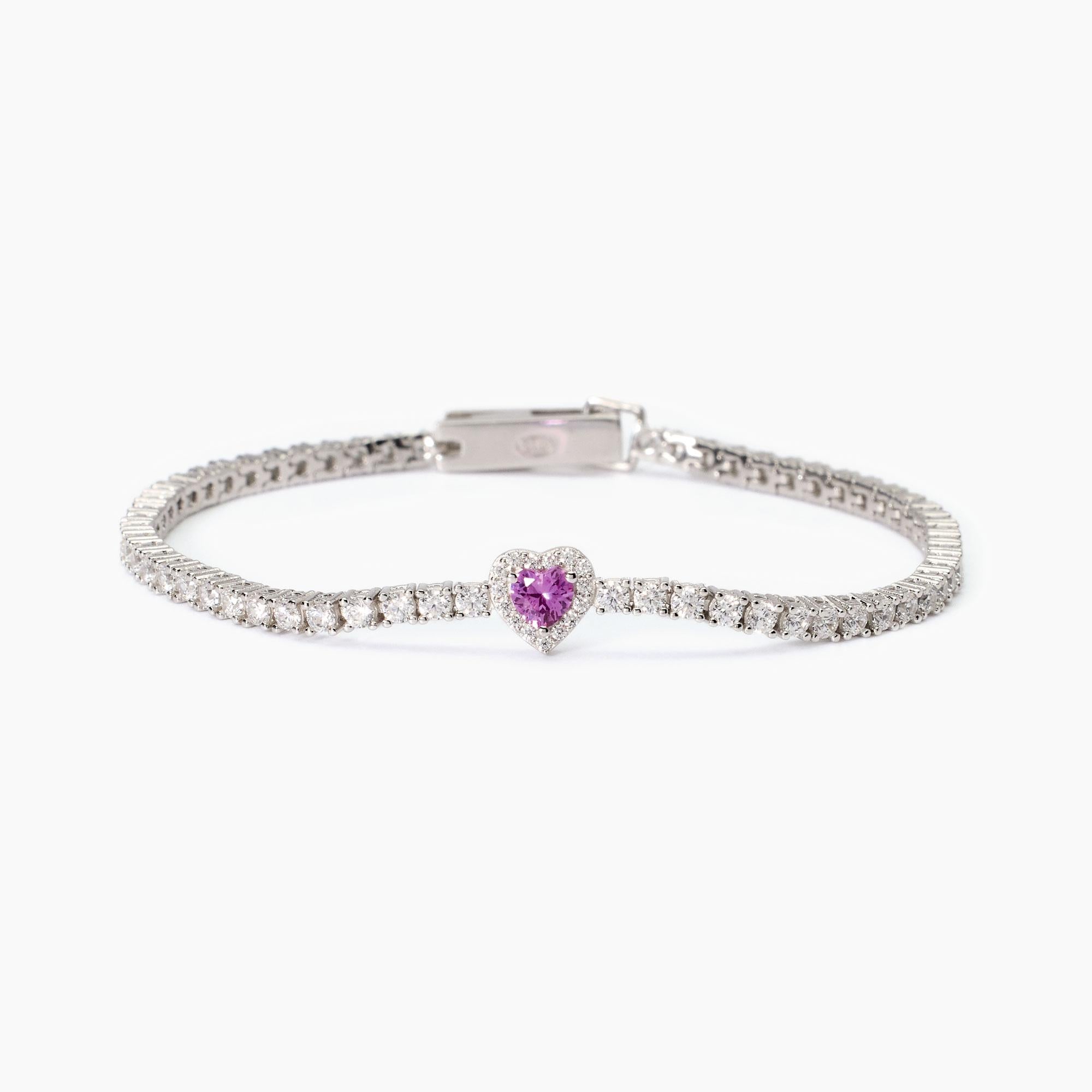 Mabina | Bracciale tennis donna con tormalina sintetica Love Affair | 533838