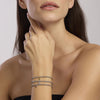 Mabina | Bracciale in argento placcato oro rosa con cuore Little Mix | 533839