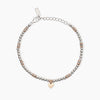 Mabina | Bracciale in argento placcato oro rosa con cuore Little Mix | 533839