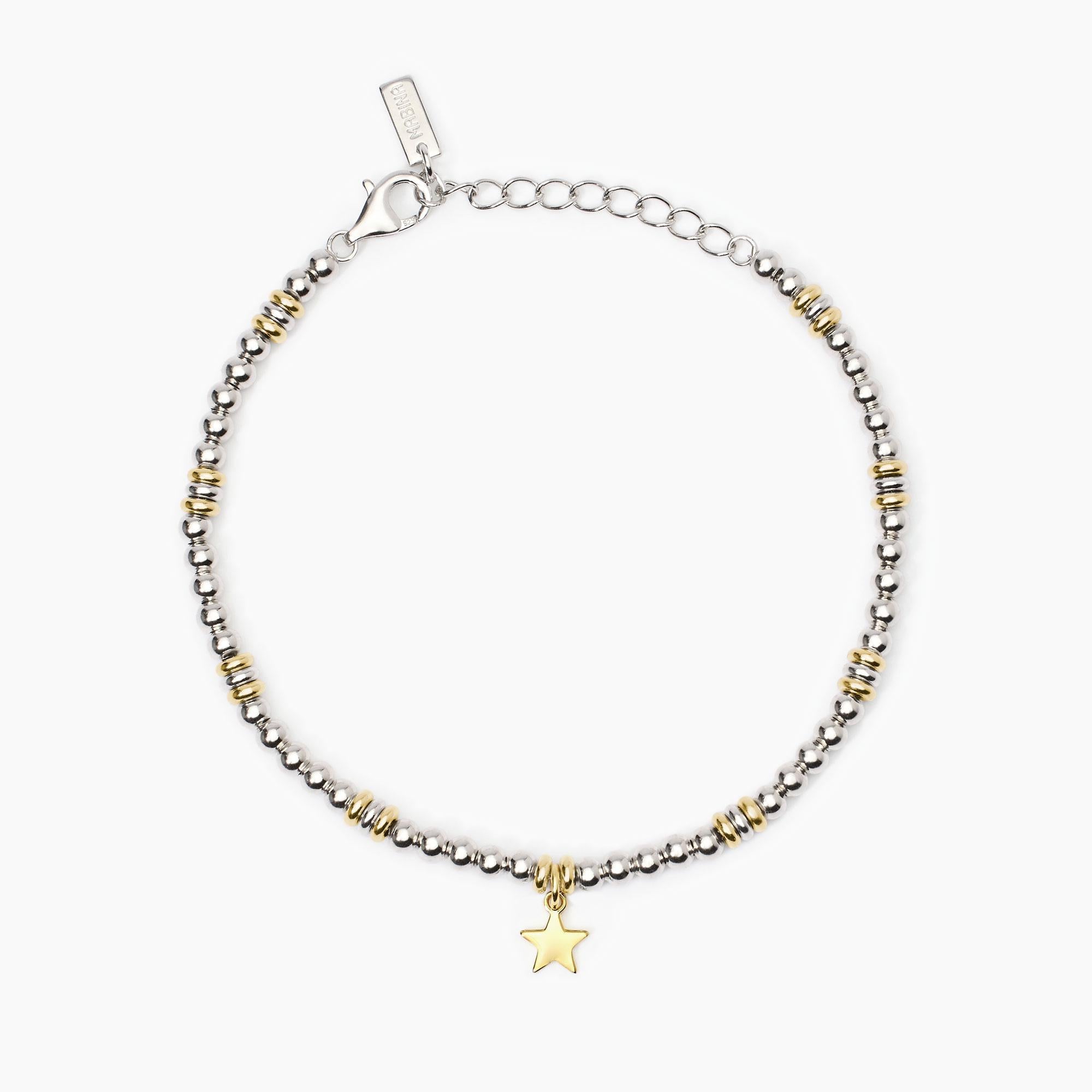 Mabina | Bracciale in argento placcato oro con stella Little Mix | 533840