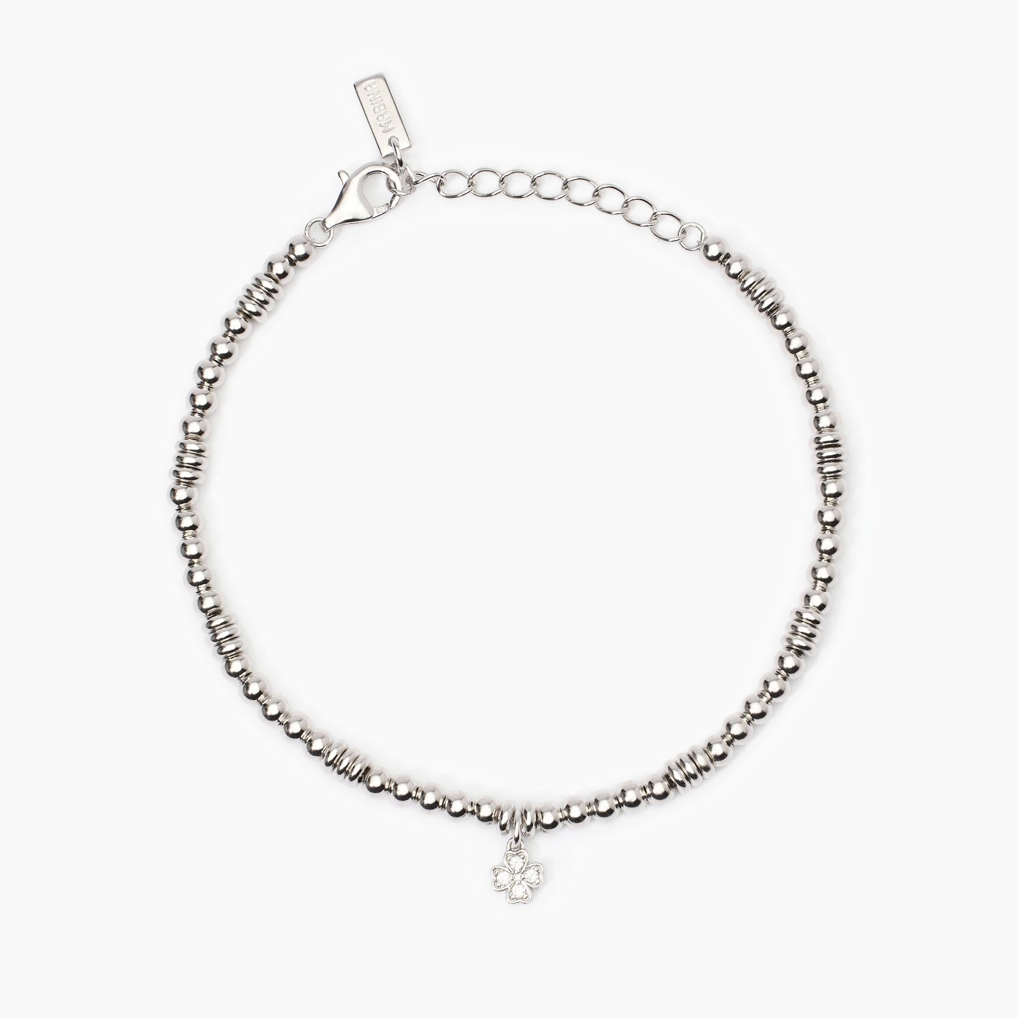 Mabina | Bracciale donna in argento con quadrifoglio Little Mix | 533841