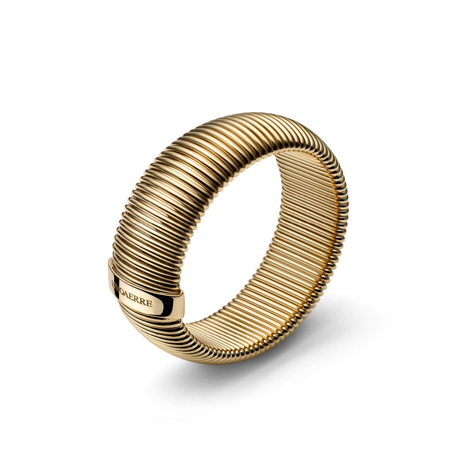 UNOAERRE | Bracciale dorato a fascia Tubogas | 1686