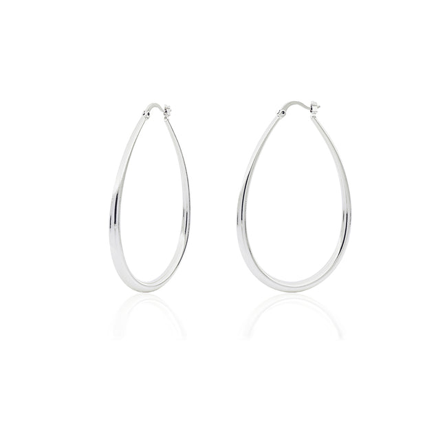 UNOAERRE | Orecchini a goccia grandi in bronzo argentato | 1774