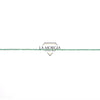 DONNAORO | Bracciale Tennis Oro e Smeraldi | LBE12645
