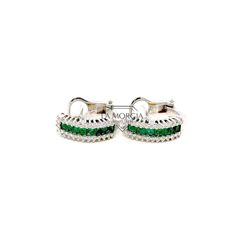 RECARLO | Orecchini Smeraldo | ZS457/BS