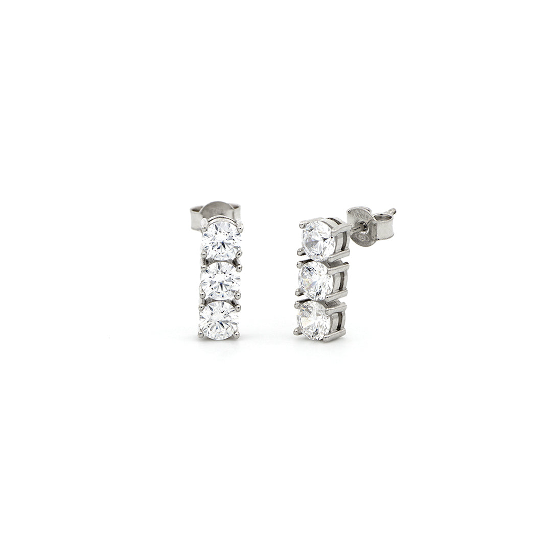 UNOAERRE | Orecchini Trilogy in argento bianco | 5825