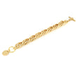 UNOAERRE | Bracciale in bronzo dorato con catena spiga | 1865