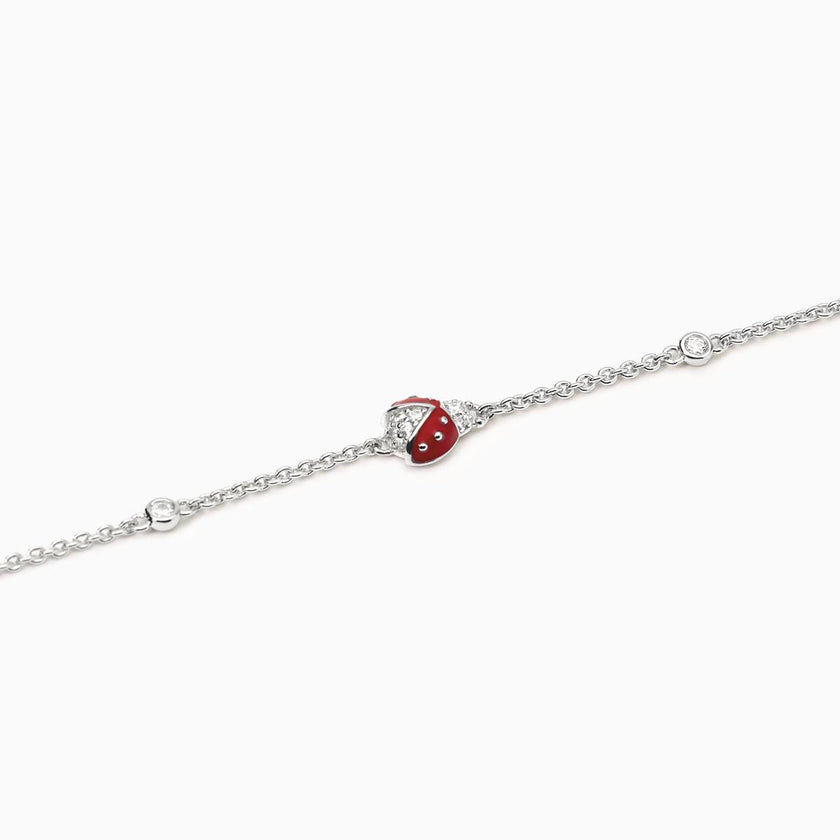 Mabina | Bracciale in argento con catena e coccinella Coccinelle | 533892