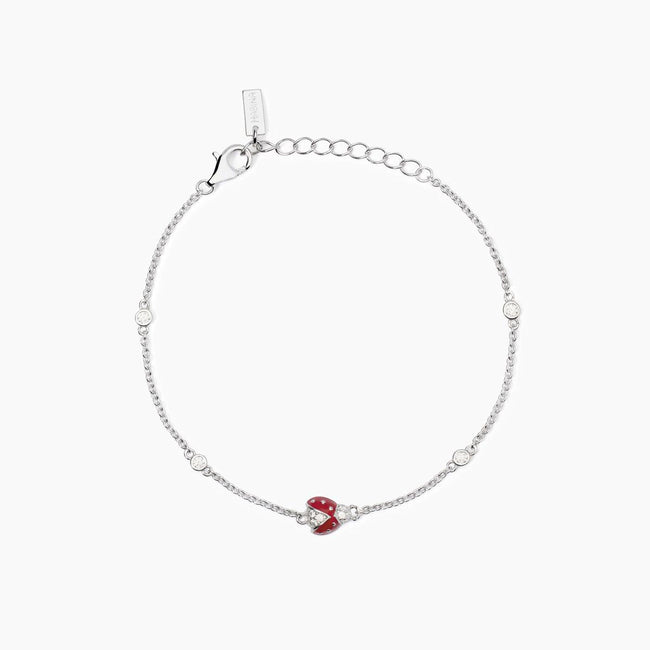 Mabina | Bracciale in argento con catena e coccinella Coccinelle | 533892