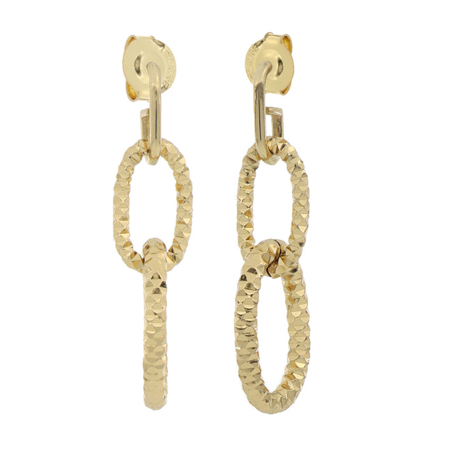 UNOAERRE | Orecchini in bronzo dorato | 1897