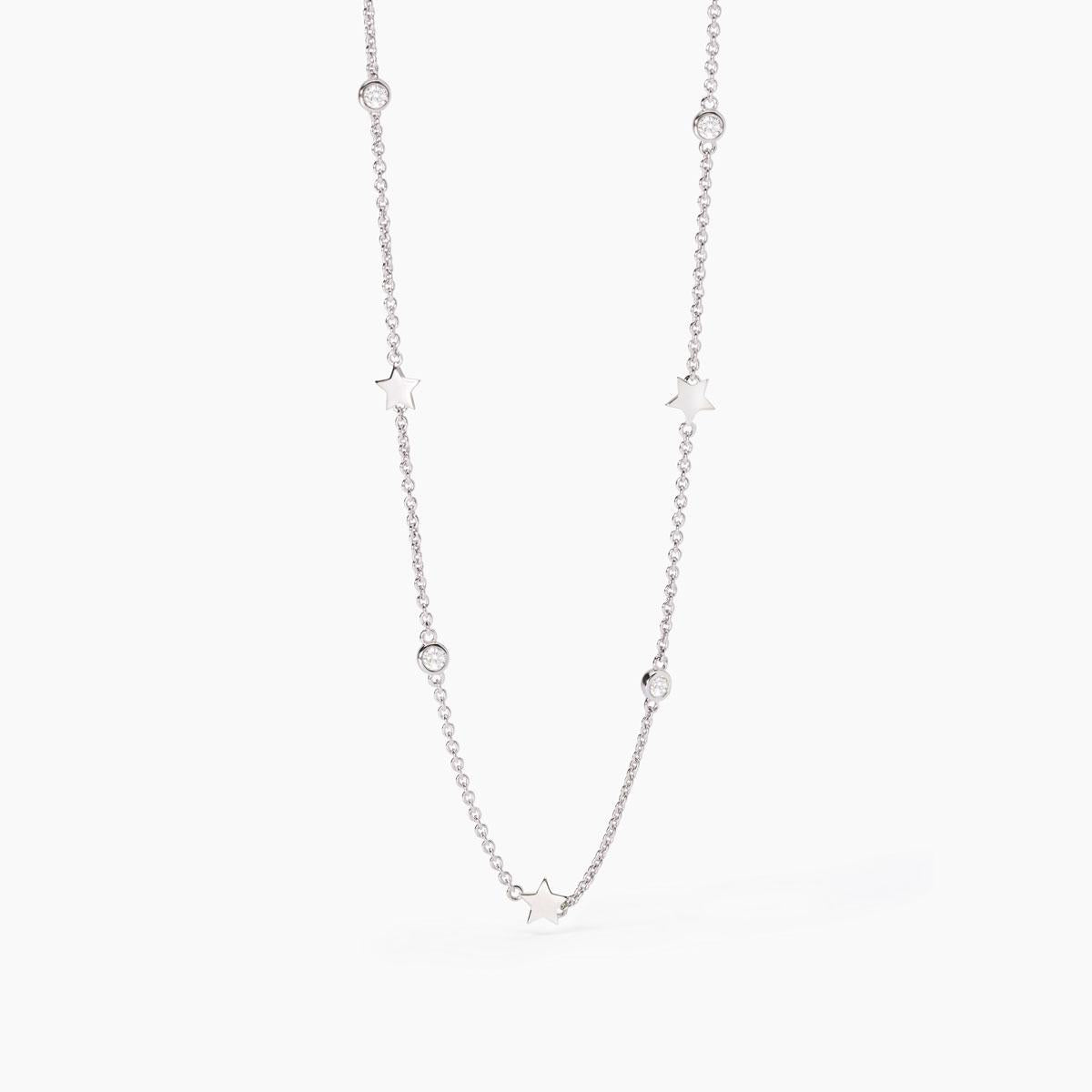 Mabina | Girocollo con stelle e zirconi Narciso | 553704