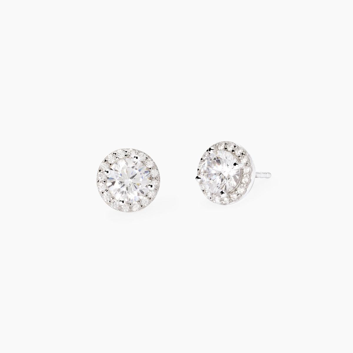 Mabina | Orecchini lobo con zirconi Revival | 563790