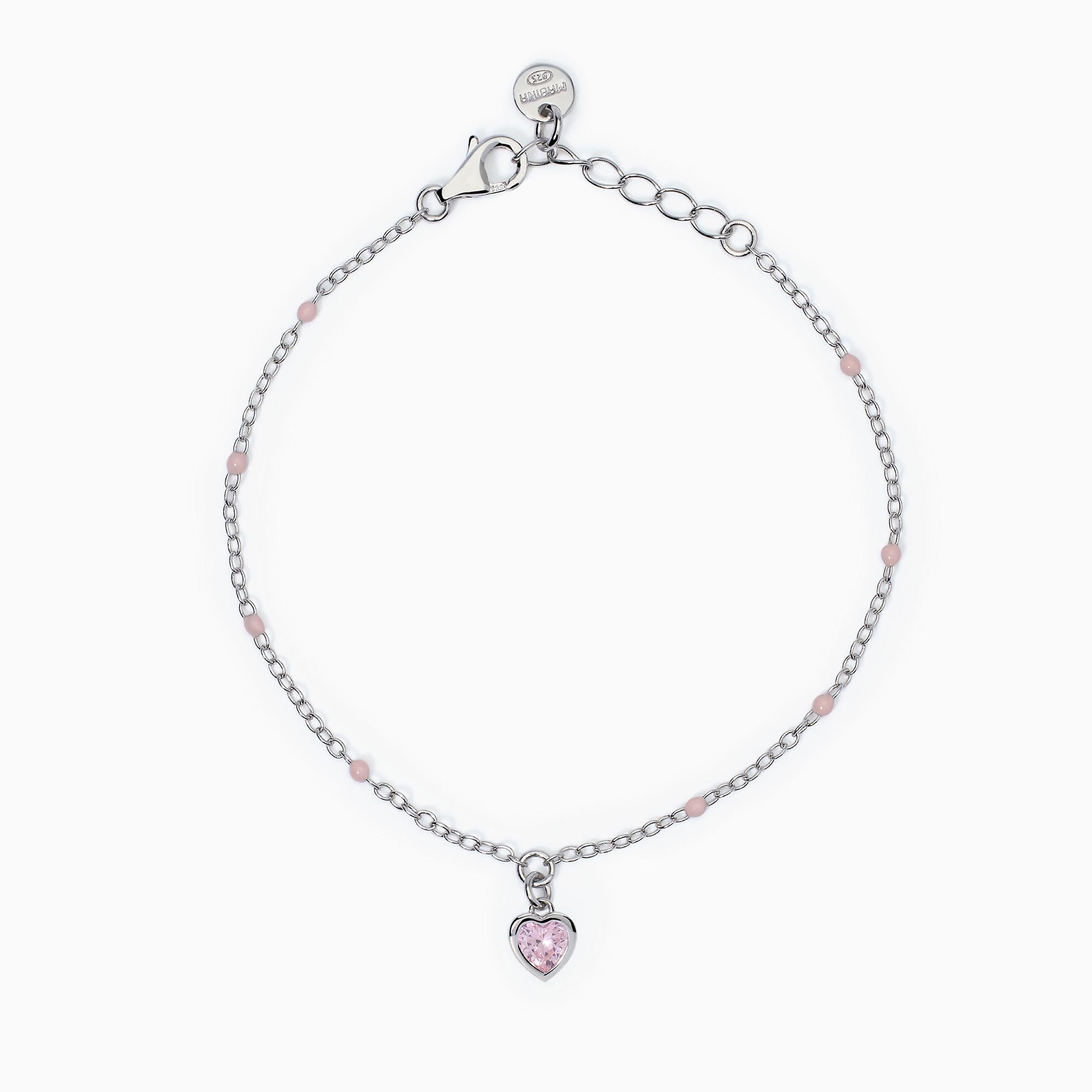 Mabina Junior | Bracciale da bambina con cuore pendente Petit Cœur | 533870