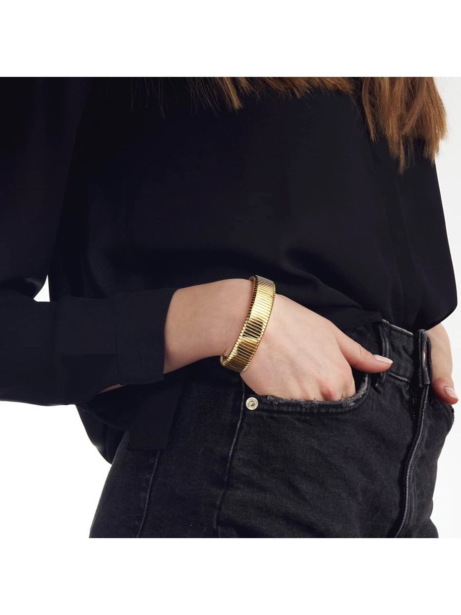 UNOAERRE | Bracciale dorato Tubogas | 2052