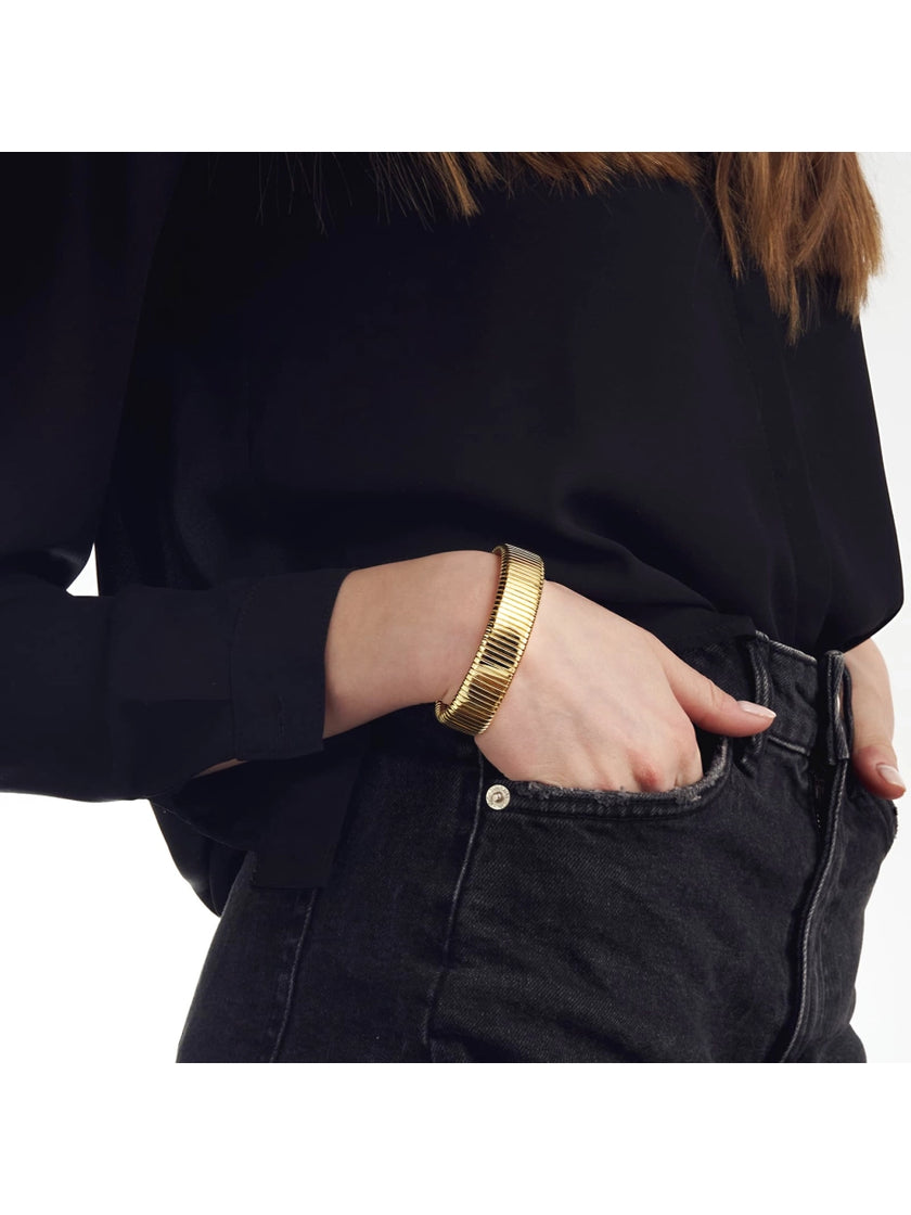 UNOAERRE | Bracciale dorato Tubogas | 2052