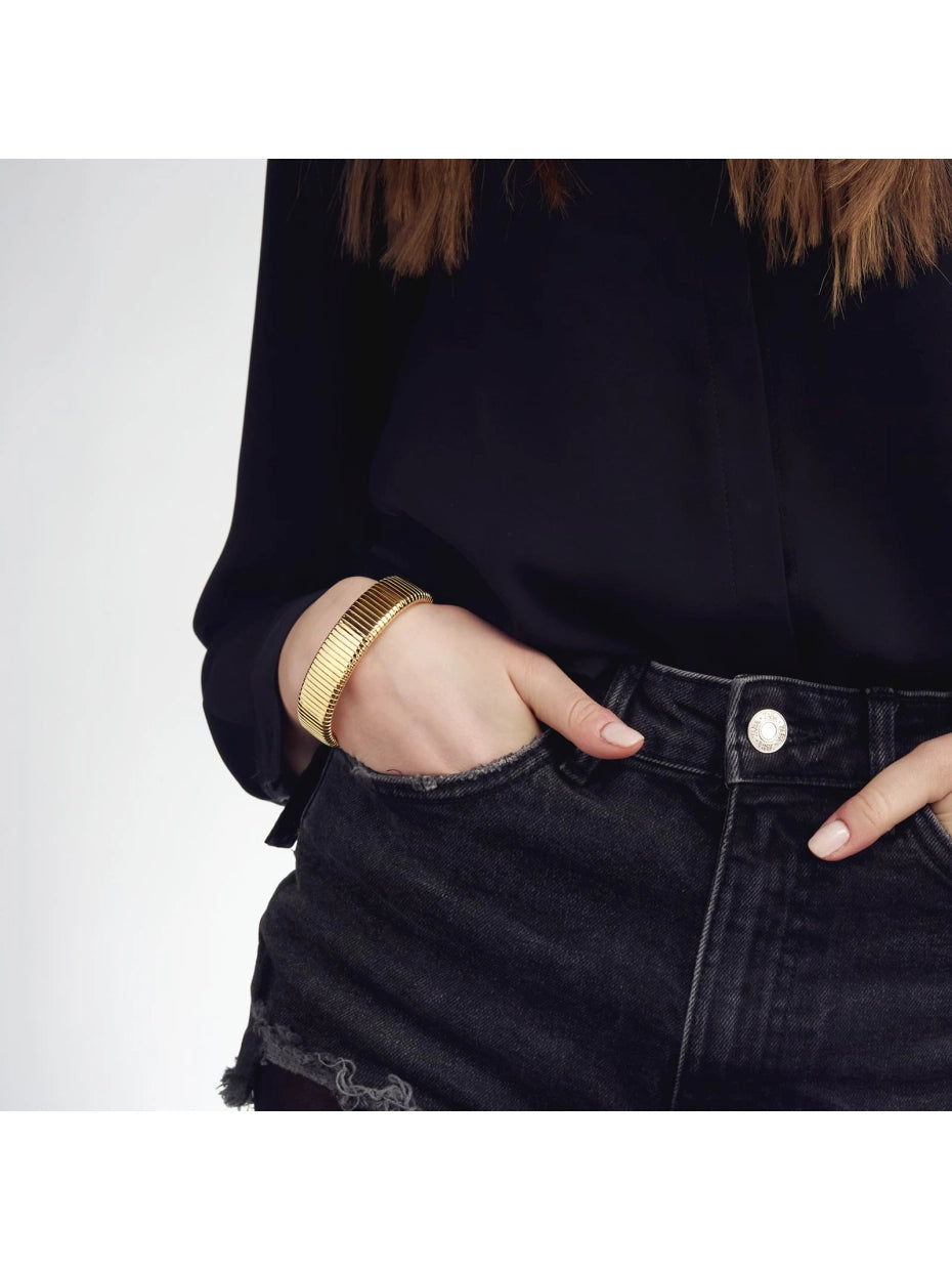 UNOAERRE | Bracciale dorato Tubogas | 2052