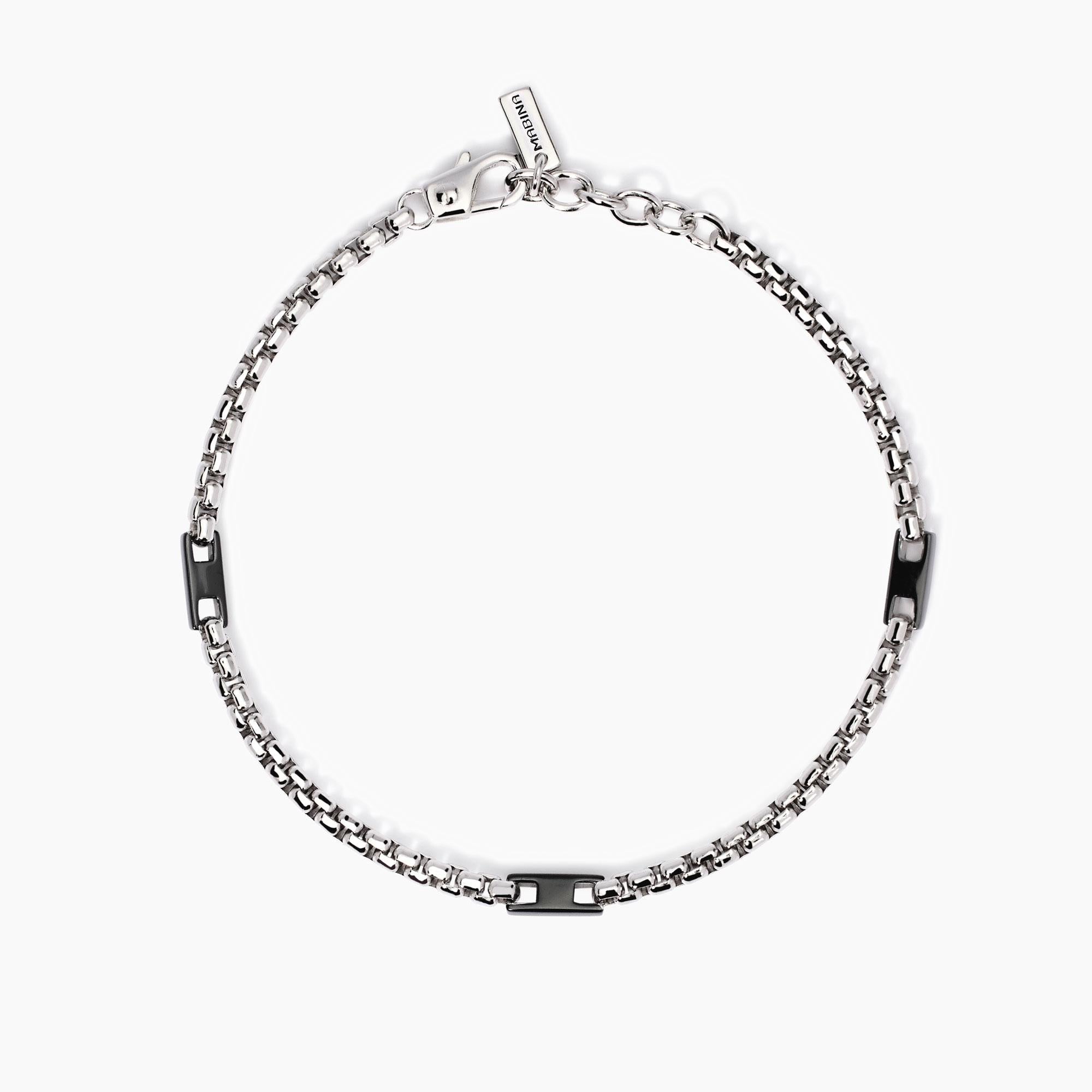Mabina | Bracciale uomo con elementi bruniti Active | 533968